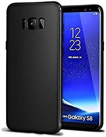 BKlove Zy9168 Ultra-Thin Micro Frosted All Round Protection of Soft Case for Samsung Galaxy S8 - Black