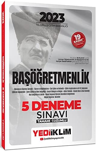 2023 T.C. Millî Eğitim Bakanlığı Başöğretmenlik 5 Deneme Sınavı Tamamı Çözümlü