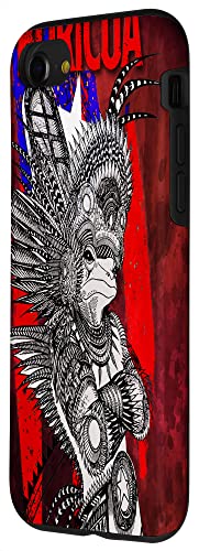 Iphone Se (2020) / 7 / 8 Puerto Rican Coqui Taino Warrior Lizard Case #TOP1