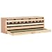 UnfadeMemory Ponederos para Gallinas Pequeñas con Capa Inferior Extraíble,Ponedero Plegable,Madera Pino (5...