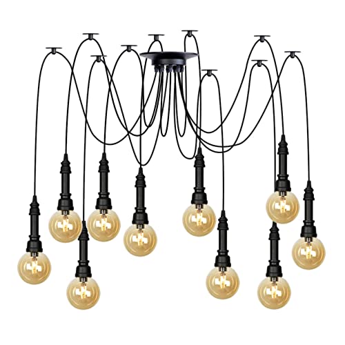 Lustre industriel réglable pour corriger un manque de lumière sur grand table