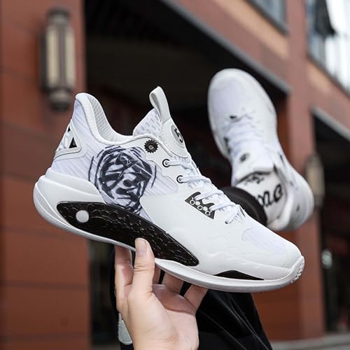 Chaussures de basket-ball pour hommes légères et antidérapantes pour le sport en salle