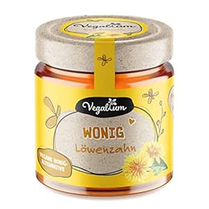 Vegablum Wonig Löwenzahn, Vegane Honig-Alternative, Bio & Vegan, Honigersatz (225g)