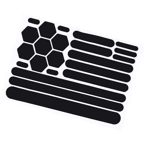 SHYYOULQE Autocollants réfléchissants à application rapide pour casques de moto