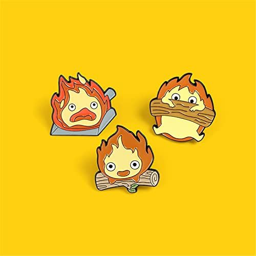 AOTEMAN 3pcs New Cartoon Lovely Creative Animation Character Modelling Alloy Brooch Label Pins Cool Stuff Customized Badge Sweet Cute Woman Jewelry Gift