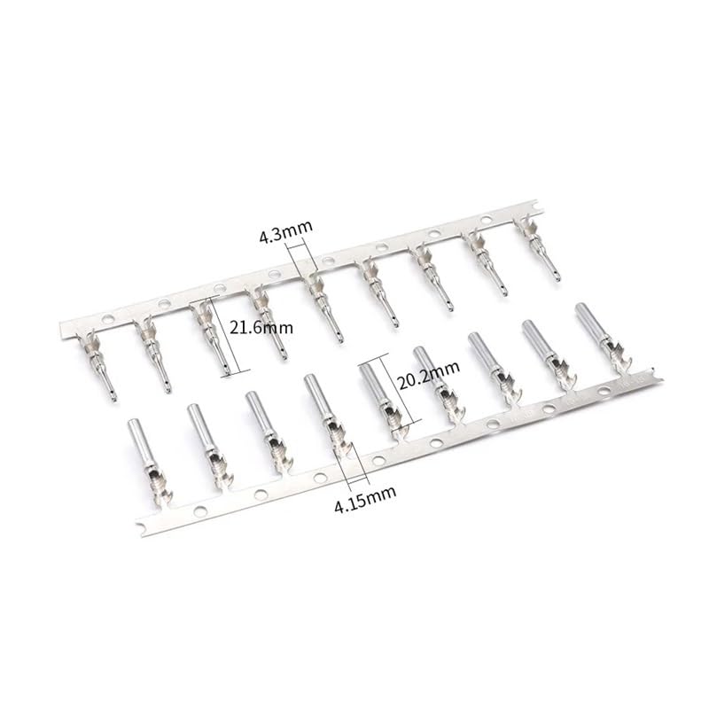 DT15-6P 6-Hole DTtype PCB Needle Socket Plug car Waterproof Connector Male and Female Docking Terminal DT06-6S(6p Female,5 Sets)
