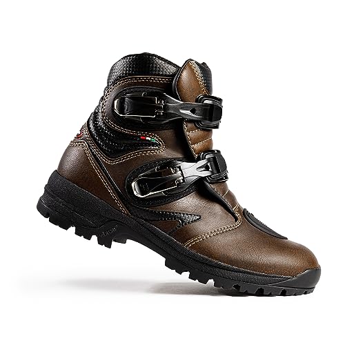 [ガエルネ] バイク ブーツ ツーリング ライディング シューズ ToughGear40 /...