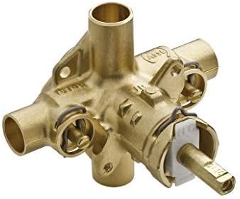 1222 Replacement Cartridge for Moen Single-Handle Posi-Temp Faucets, Moen Shower Cartridge Replacement Part 1222 1222B, Silicone Oil Included, Brass and Plastic