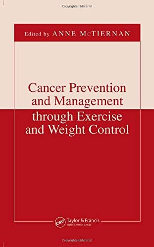 Cancer Prevention and Management through Exercise and Weight Control