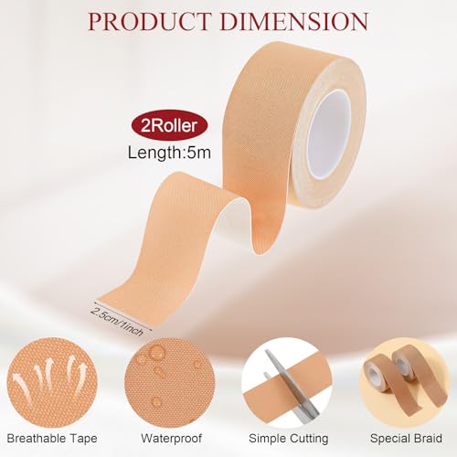 Fita facial antirrugas, fita de elevação miofascial facial para firmar, tonificar e apertar, fita de