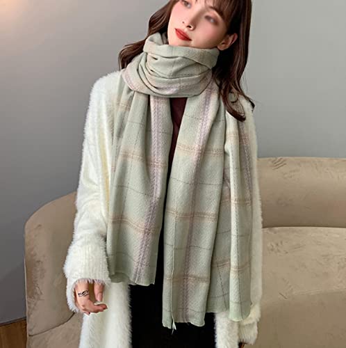 Écharpe châle double usage en imitation cachemire SHISHI grande taille pour hiver