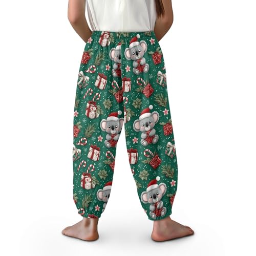 Image of Unisex Little Kids Yoga Trousers Bohemian Beach Pants Baggy Harem Activewear for Boys and Girls Age 3-10