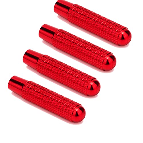 Angelguoguo 4 Pcs Metal Screw Thread Style Car Modified Door Bolt Lock Pin Switch For Mercedes Benz A B Gla Cla Glk Ml Cls/E (2009-2015) Class (Red) #TOP3