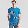 D&T Union Jack Tea Pot T-Shirt | Great Britain UK Flag Family T Shirt | England Graphic Tee for Men Women Kids Unisex Large Black #3