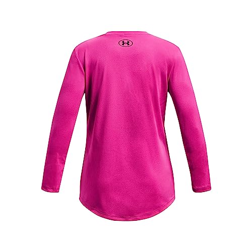Under Armour Girls' Tech Big Logo Printed Long Sleeve2