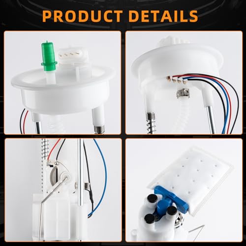 DIRBOERF Electric Fuel Pump Assembly Compatible For Polaris Sportsman 450 570 850 1000 2014 2015 2016 Replaces 2205469 47-1002 2521389 2205374 2521323 2207670 2205525 E11022
