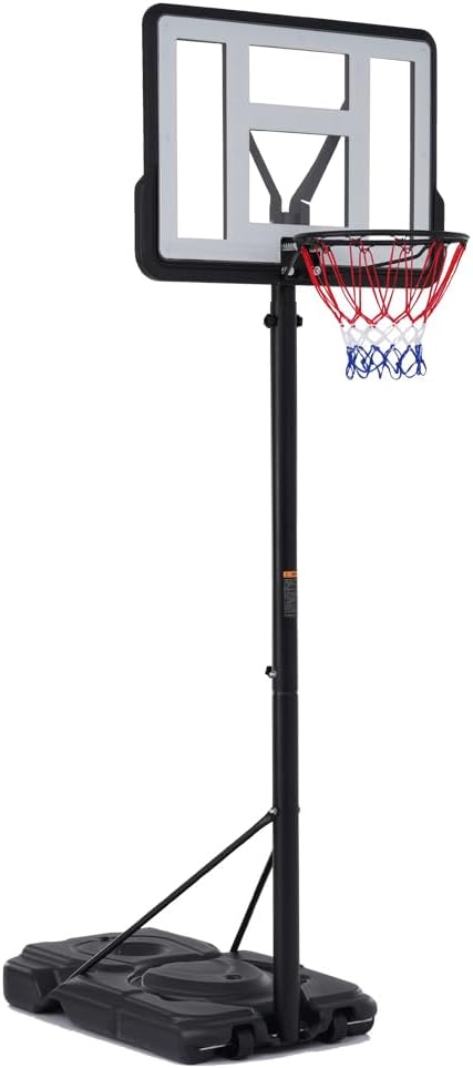 バスケットゴール ハンドルを回すだけの簡単 高さ無段階調節 フロート