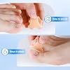 Hammer Toe Corrector, 6 Pack Toe Spacers, Toe Straighteners for Curled Toes, Bunion Corrector for Preventing Rubbing & Relieve Pressure (Large)