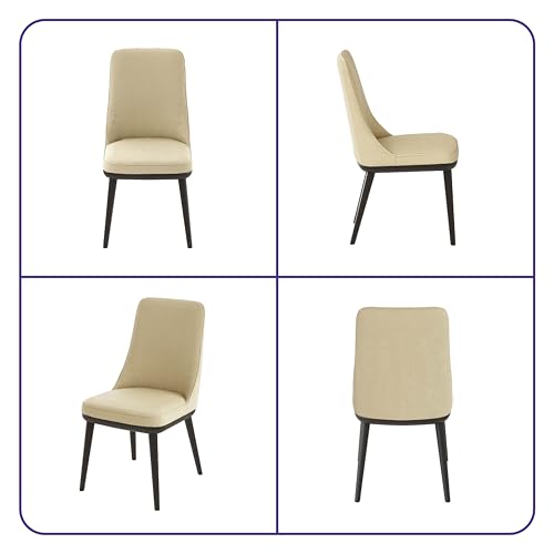 Image of Wakefit Kova Dining Chair - Robin Beige