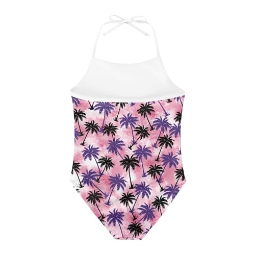 Girls' One-Piece Swimwear Sport Halter Swimsuit Beach Bathing Suit2