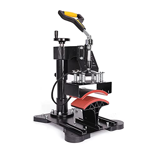 Foto von CREWORKS 5 in 1 Hitzepresse Heißpresse Heat Press Machine 38x30cm Transferpresse Tassenpresse Textilpresse Mulitifunktional Sublimation Wärmepresse Maschine 360 Grad für T-Shirts Becher Platten Kappe