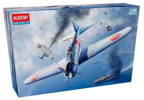Maquette A6M2B Zero Fighter 1/48 Academy 120116 chasseur japonais Midway