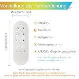 Żarówki LED Bluetooth E27,10 W 1000 lm, AC 230 V, bezstopniowa regulacja intensywności światła od 1% do 100%, regulowana temperatura barwowa od 2700 K do 6500 K, sterowanie za pomocą aplikacji (zestaw