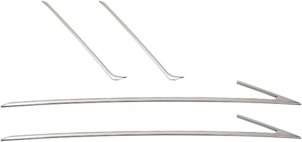 Car Accessories Fit for Lexus RX350 RX450h 2016 2017 2018 2019 2020 2021 2022 Chrome Rear Windows Frame Sill Molding Cover Trims Stainless Steel 4 PCS