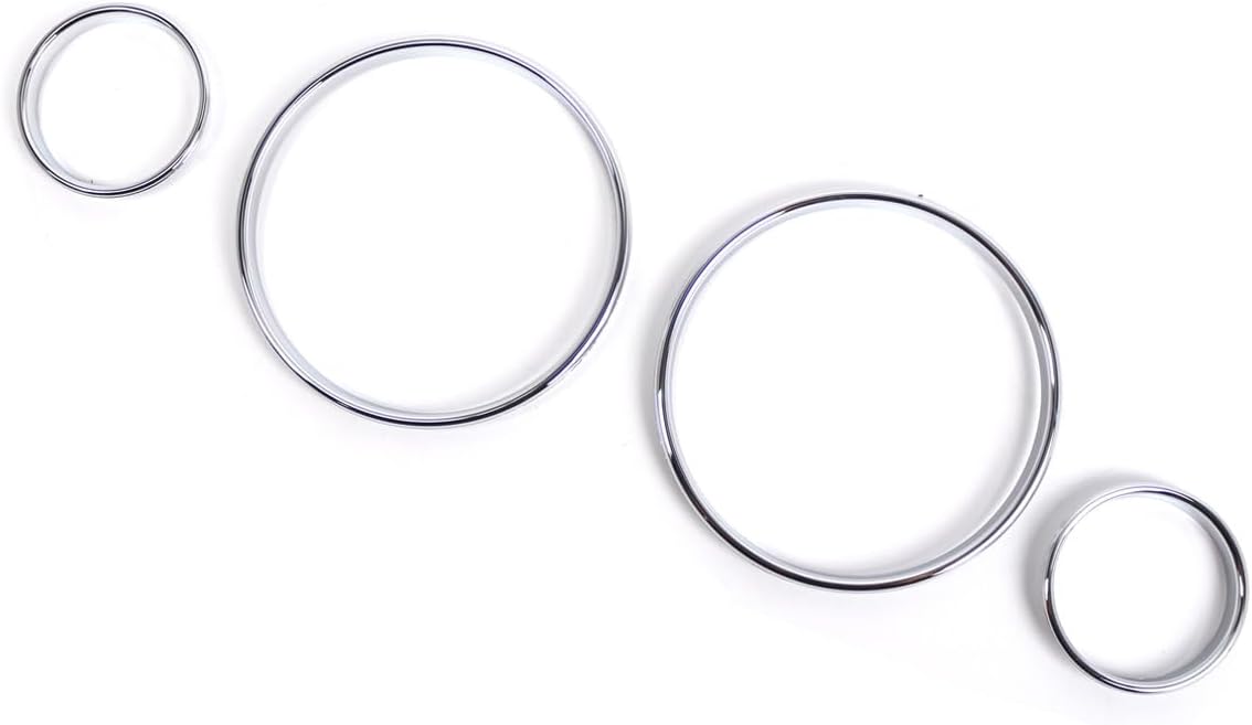 Dashboard Decorative Trim Ring, Compatible with 7 Series (E38) 1995-2001, 5 Series (E39) 1997-2003, X5 (E53) 2000-2006