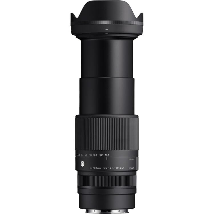 Image of Sigma 16-300mm f3.5-6.7 DC OS Contemporary Lens (Canon RF Mount + Sunshine Professional Accessories Bundle)