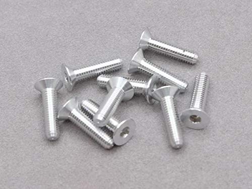 Vis tête fraisée hex 3x12mm en alu 7075-T6 aéronautique ultra léger pour modélisme RC