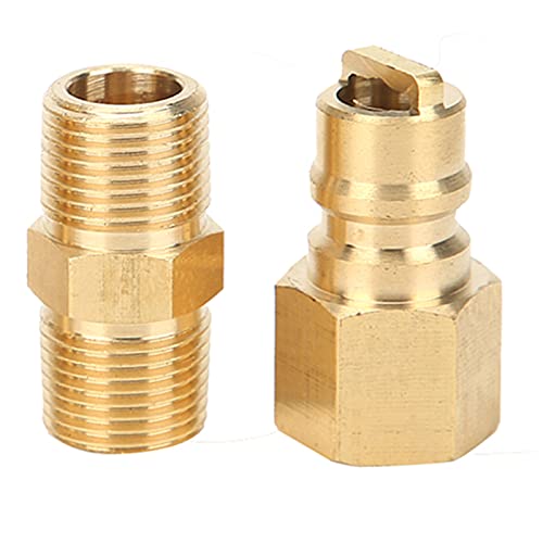 Adaptador de gas propano de 3/8 pulgadas conector rápido para caravana 5