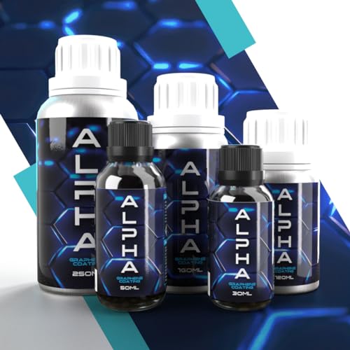 Image of Alpha Graphene Ceramic Coating - Pro-Level Coating with Marine Grade Protection for Automotive, Marine, RV and more - Extreme Hydrophobics and Durability - 5 years Protection (Alpha30)