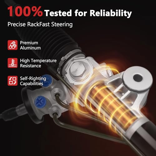 HYR Hydraulic Power Steering Rack and Pinion Assembly Toyota Tacoma 1996-2004 2.4L 2.7L 3.4L, 4Runner 1996-2002 2.7L 3.4L, Direct Fit, Ref 26-2625 by HYR - Image 3