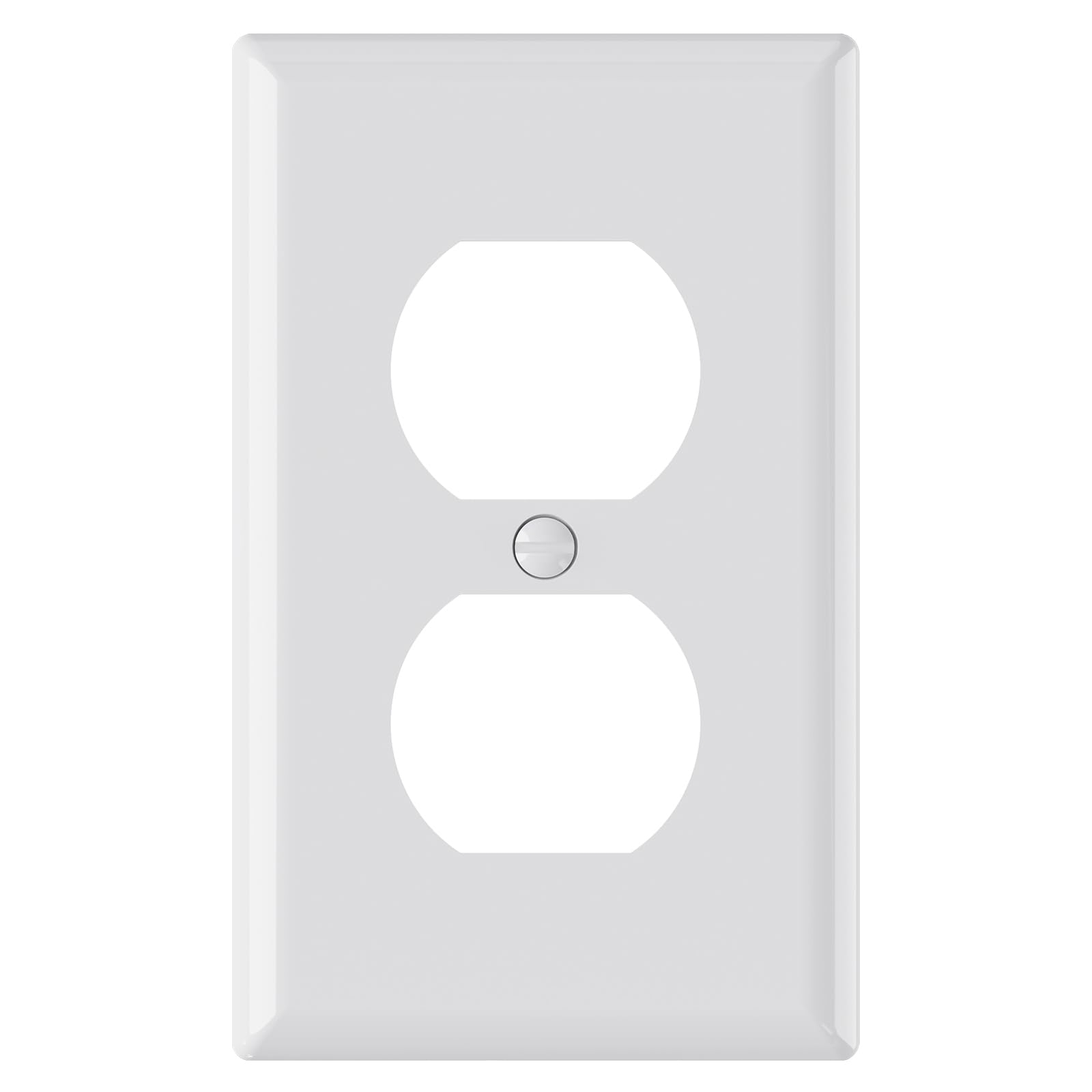 AIDA Screwless Outlet Covers - Matte White (10 Pack) -12