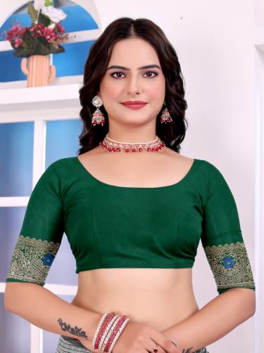 Image of Banarasi Jacquard Woven Saree for Women with unstitched Blouse Piece | Festive & Wedding Occasion Saree