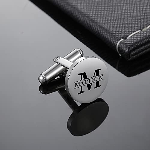 Mancuernillas Personalizadas para Hombre con Iniciales miniatura 4
