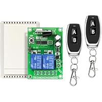 Nicear Módulo controlador RF con 2 controles remotos,