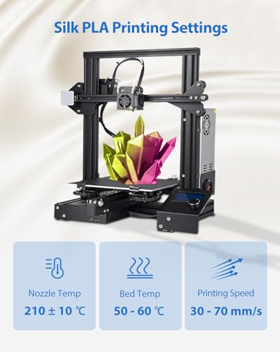Image of DURAMIC 3D PLA Filament 1.75mm 1kg Spool, Jam-Free High Stifness 3D Printing Filament with Cardboard Spool, No-Tangling No-Clogging Dimensional Accuracy 99% + /- 0.03 mm Silk Magenta Neon Green 1 Pack