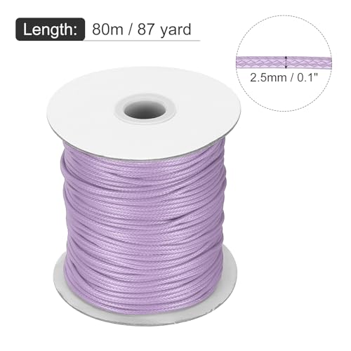 Cuerda para hacer pulseras de grosor 2,5 mm que no se deshilacha al tejer 3