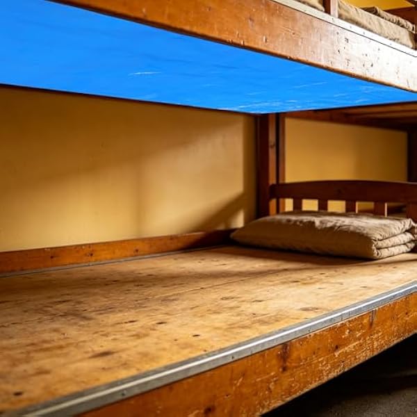 KICHOUSE Навес для нижней койки двухъярусной кровати водонепроницаемый защищающий от пыли навес для крыши многоместной кровати пыленепроницаемый материал с ремешком для поддержания чистоты нижней койки и