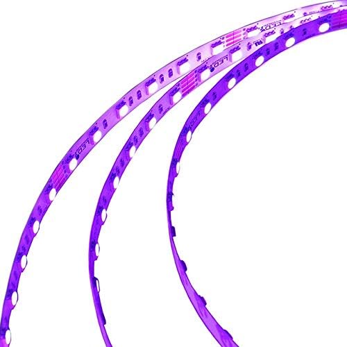 Cinta flexible de 24 voltios y 16.4 pies de alto rendimiento que cambia de color con LED RGB de 300 x SMD5050 y conector de 4 pines, 20219RGB