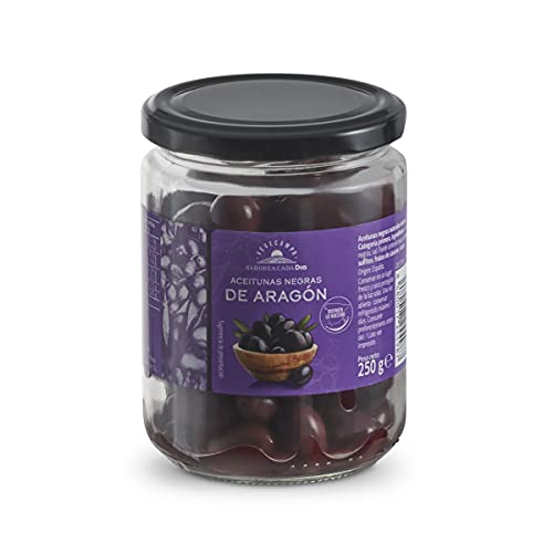 DIA VEGECAMPO aceitunas negras de Aragón frasco 250 gr