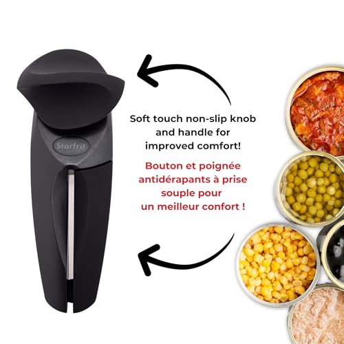 Starfrit MightiCan Can Opener - Safe - Holds Lid and Leaves No Sharp Edges on Lid - 3 year warranty - Comfort Grip - Heavy Duty Non-Slip Knob - 2025 Model by Starfrit - Image 7