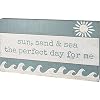 Primitives by Kathy Sun Sand Sea The Perfect Day for Me Decorative Wooden Wall Decor Sign 36×15