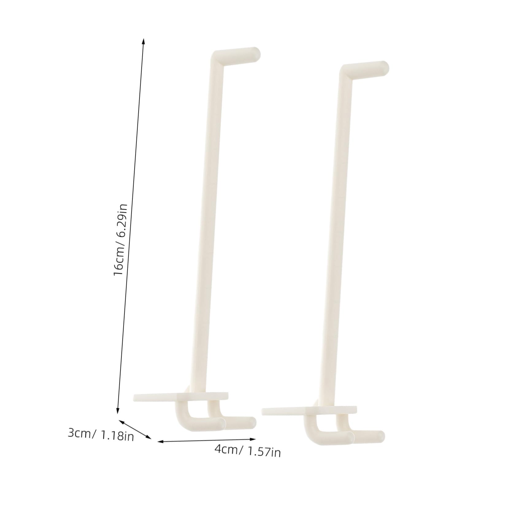 100pezzi Ganci per Pannello Forato Ganci di Spaziatura in Abs Resistenti per Organizzazione Utensili Scaffali Supermercati Garage Cucina Artigianato