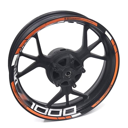 Autocollant jante moto Z1000 pour roues de 18 pouces style Kawasaki