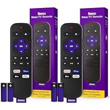 Roku TV Remote Control (Official Manufacturer Product) - Simple Setup, &amp; Pre-Set App Shortcuts - Replacement Remote Compati