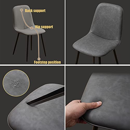 Chaise d'appoint moderne cuir synthétique bureau restaurant - 7