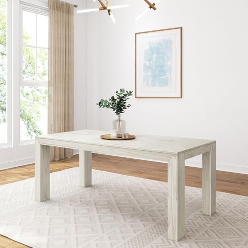Plank+Beam 72 Inch Modern Solid Wood Dining Table...